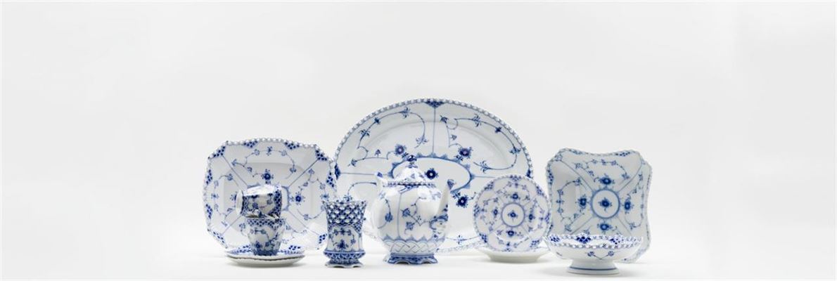 Musselmalet helblonde – et eksklusivt stel