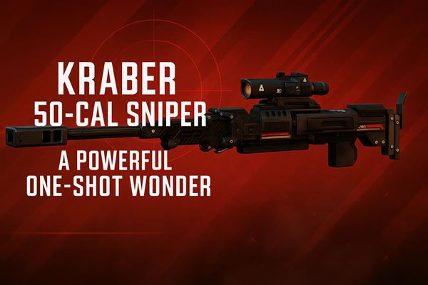 Kraber .50-cal sniper in apex legends - a powerful one-shot wonder