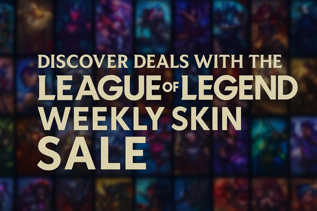 Discover deals with the league of legends weekly skin sale